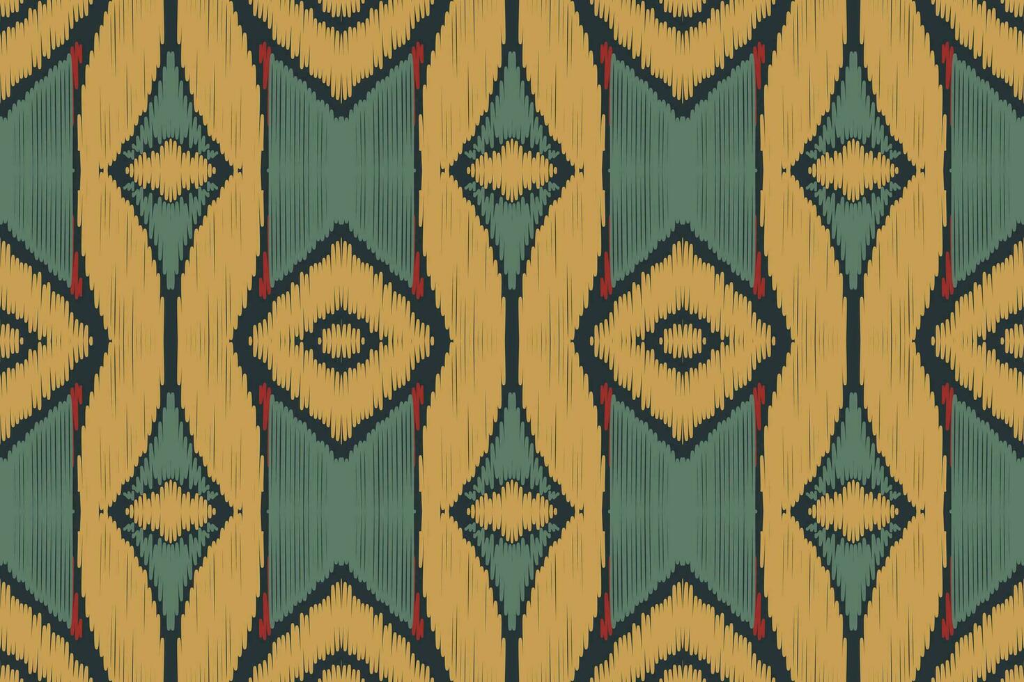 ikat damast- paisley broderi bakgrund. ikat textur geometrisk etnisk orientalisk mönster traditionell. ikat aztec stil abstrakt design för skriva ut textur, tyg, saree, sari, matta. vektor