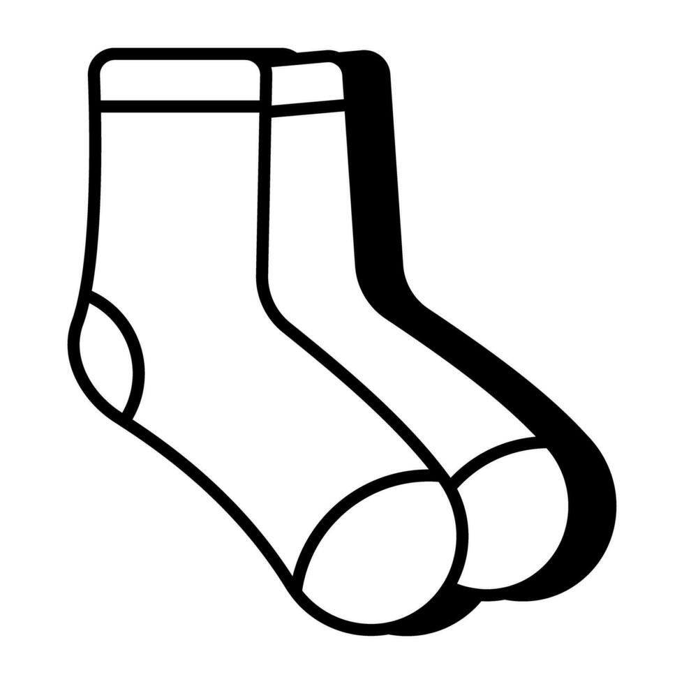 Prämie herunterladen Symbol von Socken vektor