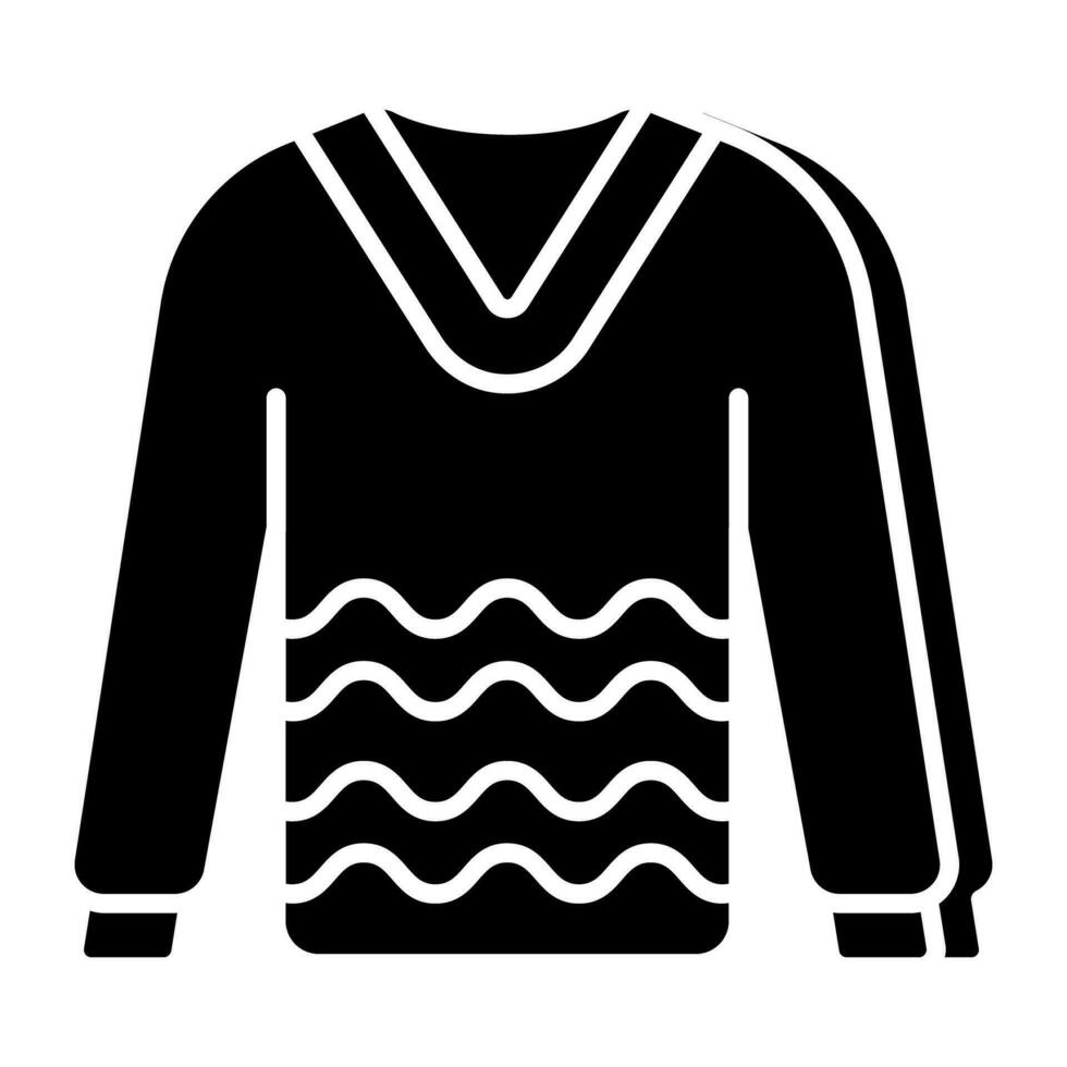 Symbol von Sweatshirt im Vektor Design