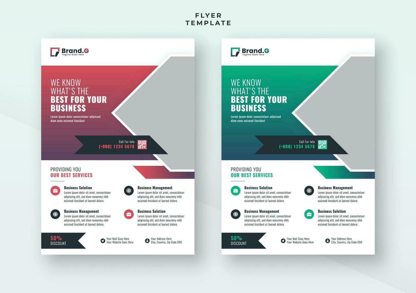 modern Geschäft kreativ geometrisch gestalten Broschüre Startseite Pamphlet Werbung Flyer Design vektor