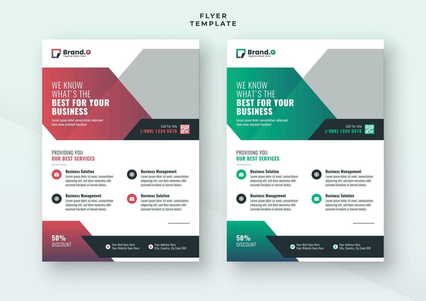 modern Geschäft kreativ geometrisch gestalten Broschüre Startseite Pamphlet Werbung Flyer Design vektor