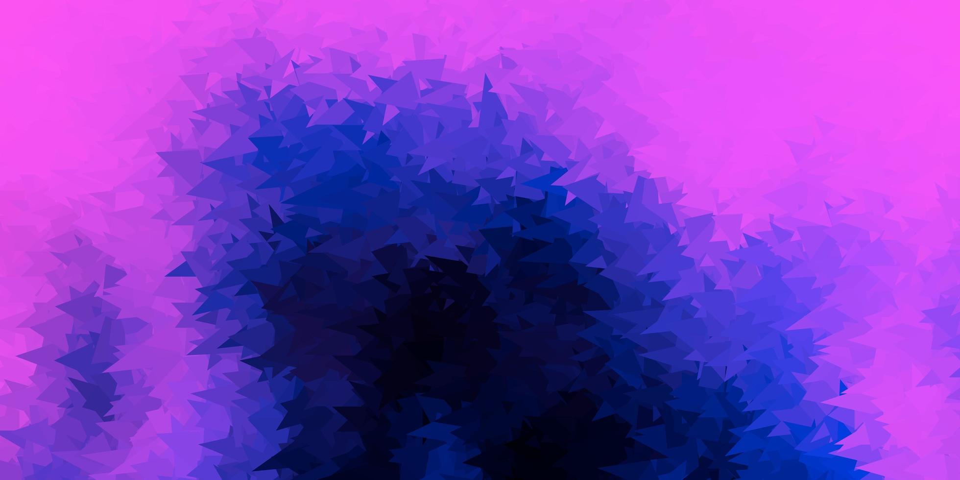 dunkelrosa blaues Vektor-Gradienten-Polygon-Layout vektor