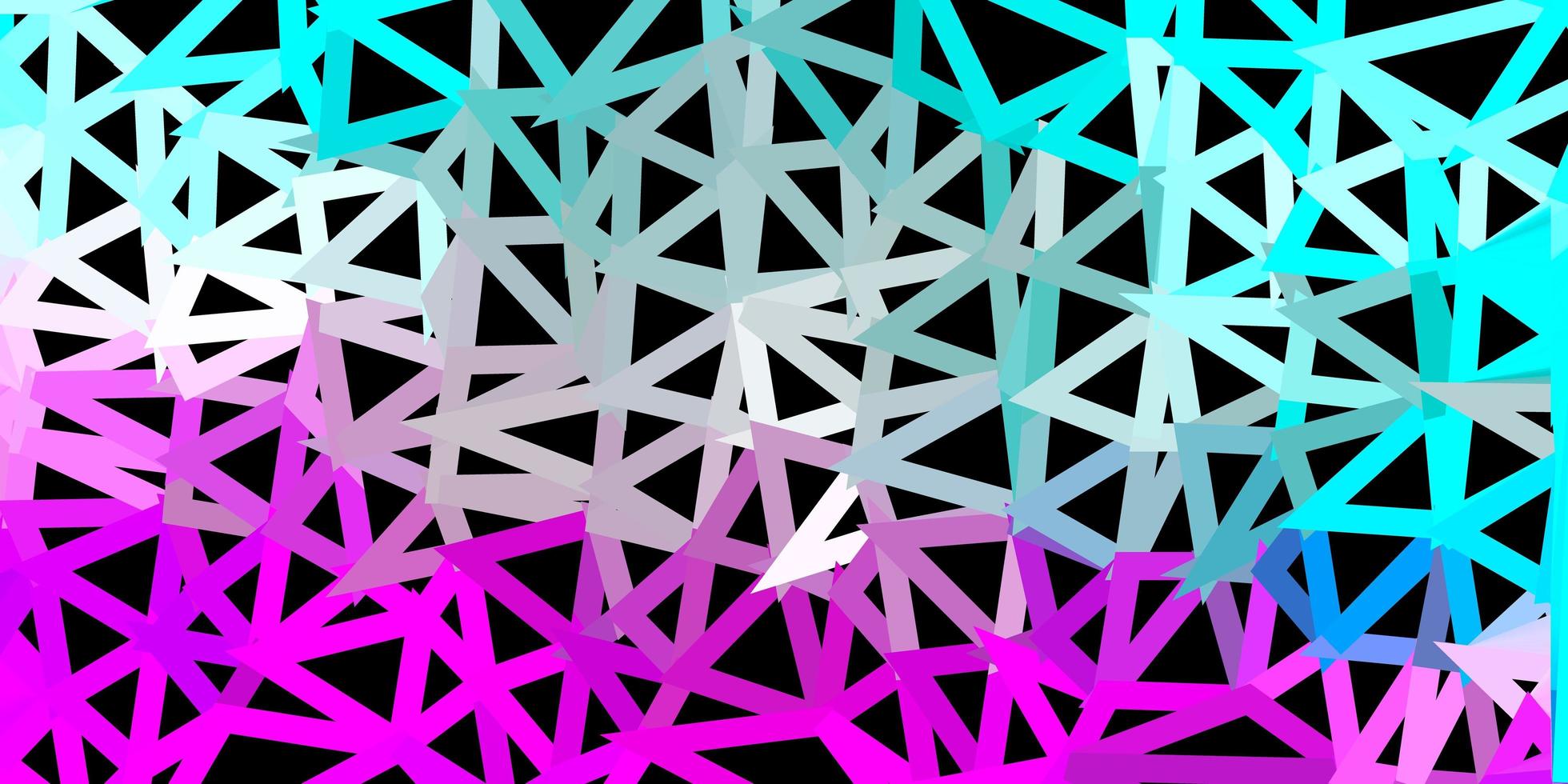 hellrosa blaues Vektor-Gradienten-Polygon-Design vektor