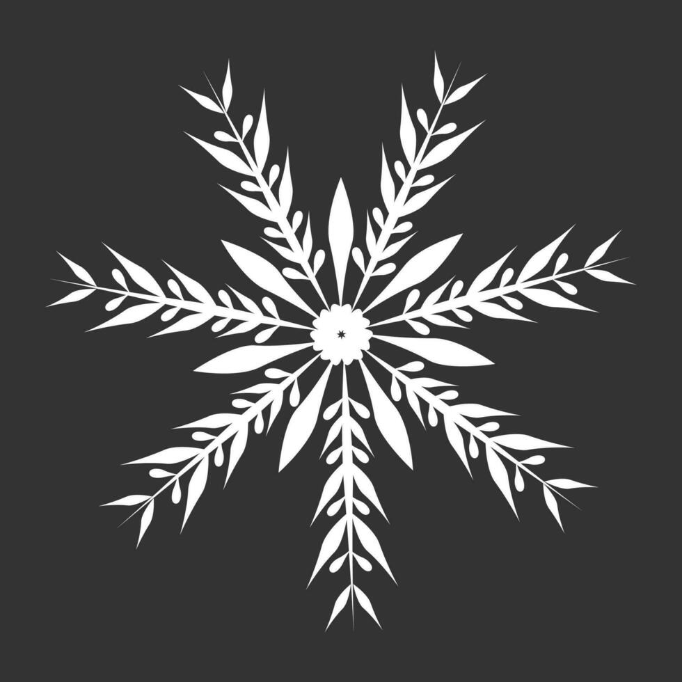 jul snöflingor ClipArt design vektor