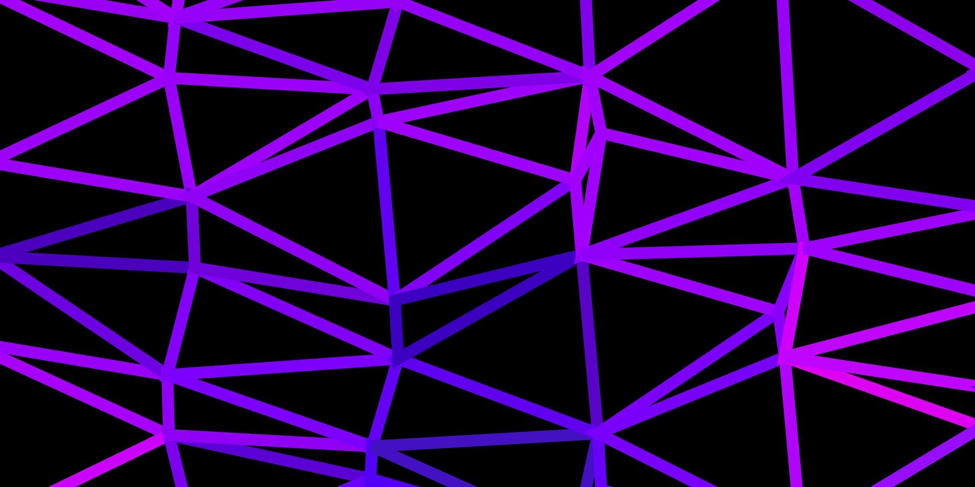 dunkellila Vektor abstrakte Dreiecksvorlage