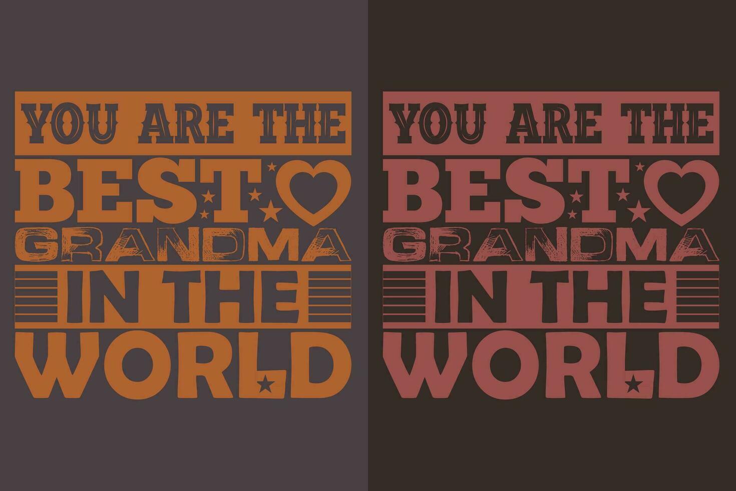 Sie sind das Beste Oma im das Welt, Opa Shirt, Geschenk zum Oma, Beste Oma, Oma Herz Shirt, Benutzerdefiniert Oma, gefördert zu Oma, Neu Oma Shirt, gesegnet Mutter vektor