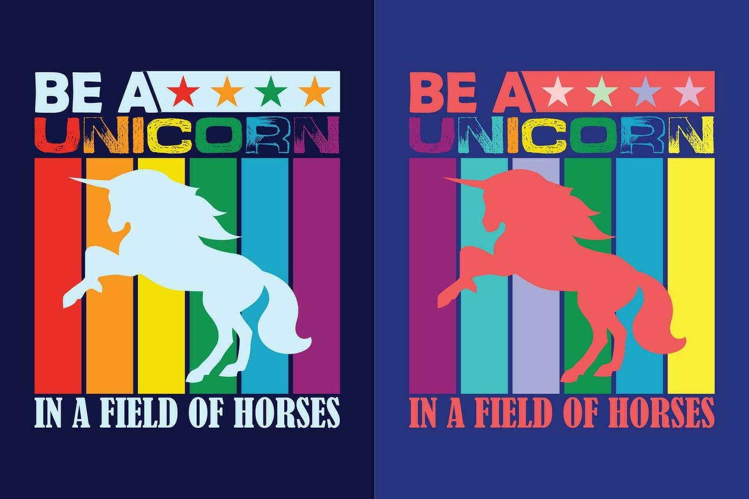 vara en unicorns i en fält av hästar, enhörning trupp, djur- älskare skjorta, min anda djur, enhörning t-shirt, barn t-shirt, regnbåge skjorta, gåva för enhörning älskare vektor