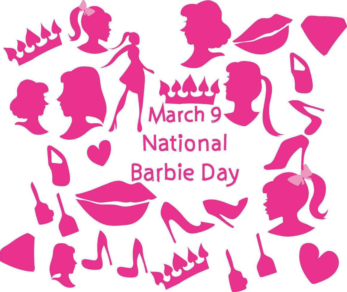 National Barbie Tag vektor