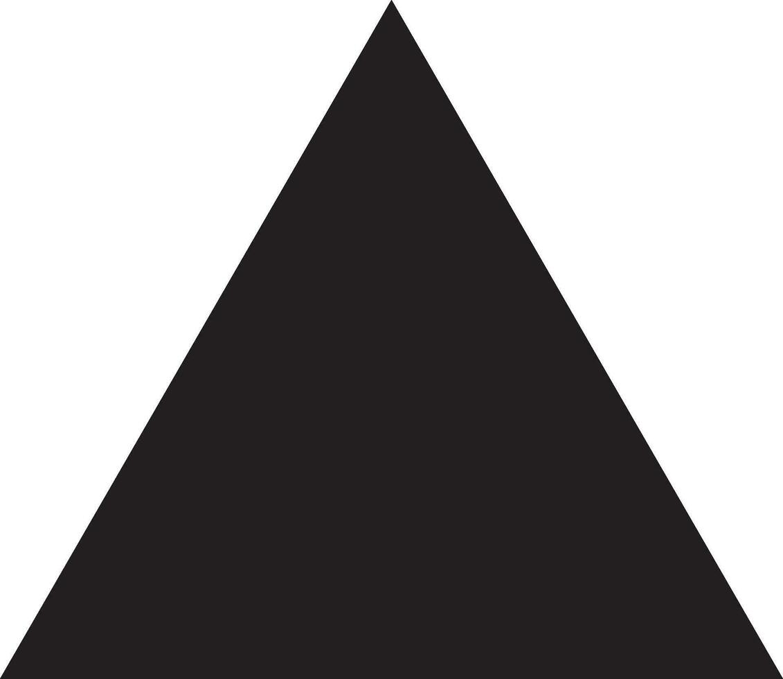 triangel form pil svart översikt ikon design grafisk symble element på png fil transparent vektor illustration