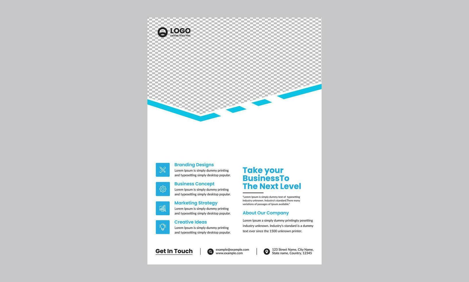 Broschürendesign, Cover modernes Layout, Jahresbericht, Poster, Flyer in A4 vektor