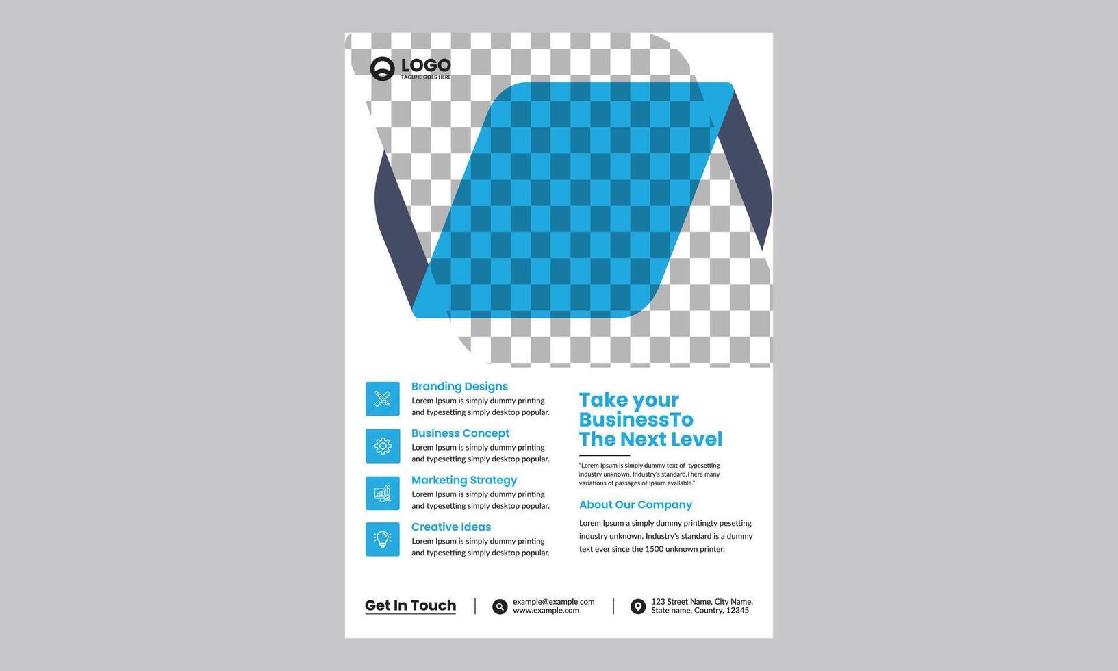 Broschürendesign, Cover modernes Layout, Jahresbericht, Poster, Flyer in A4 vektor