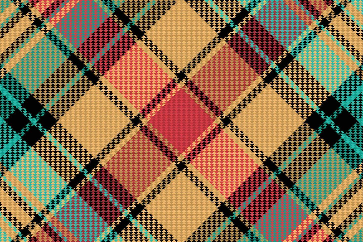 tartan eller pläd retro Färg mönster. vektor