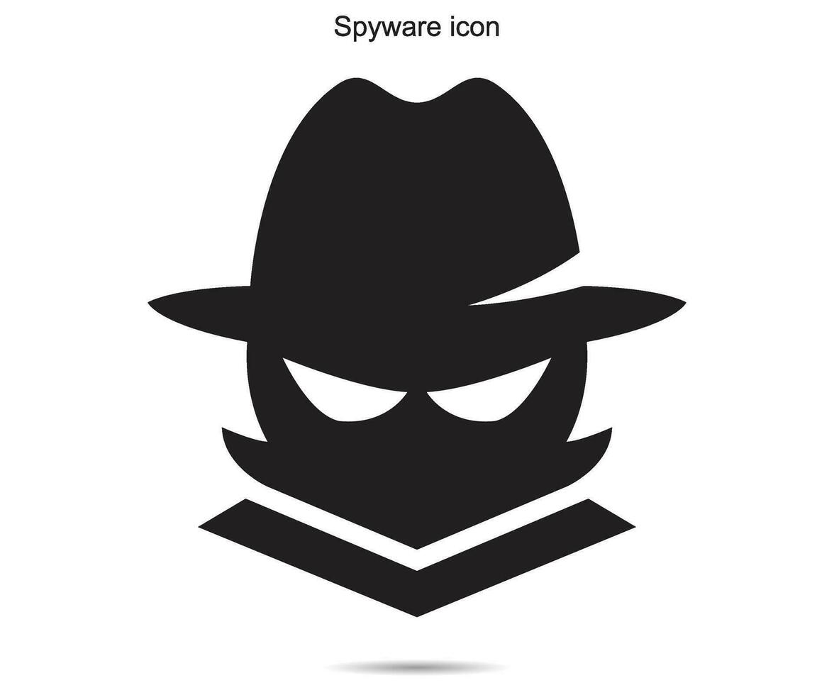 spyware ikon, vektor illustration.