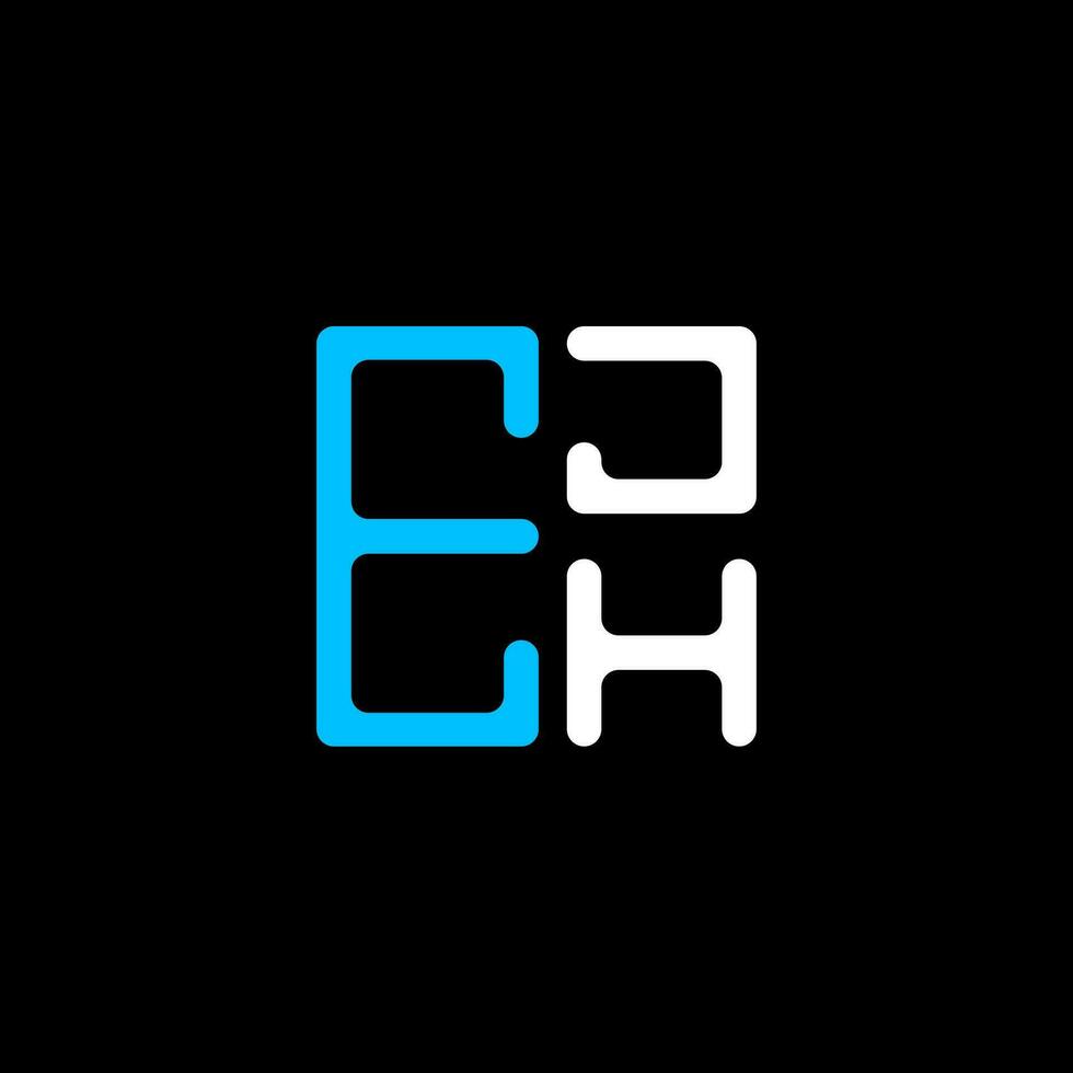 ejh brev logotyp kreativ design med vektor grafisk, ejh enkel och modern logotyp. ejh lyxig alfabet design