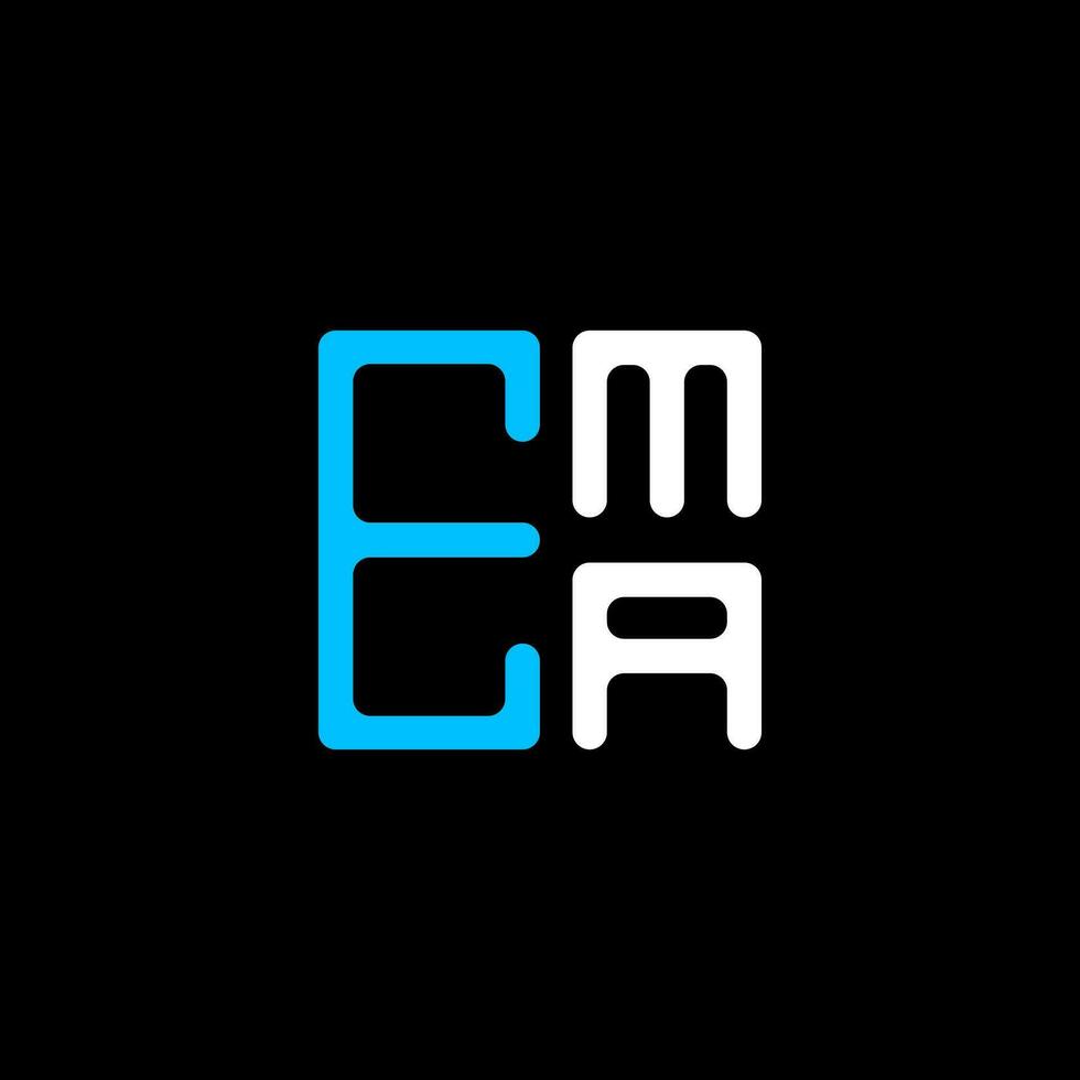 ema brev logotyp kreativ design med vektor grafisk, ema enkel och modern logotyp. ema lyxig alfabet design