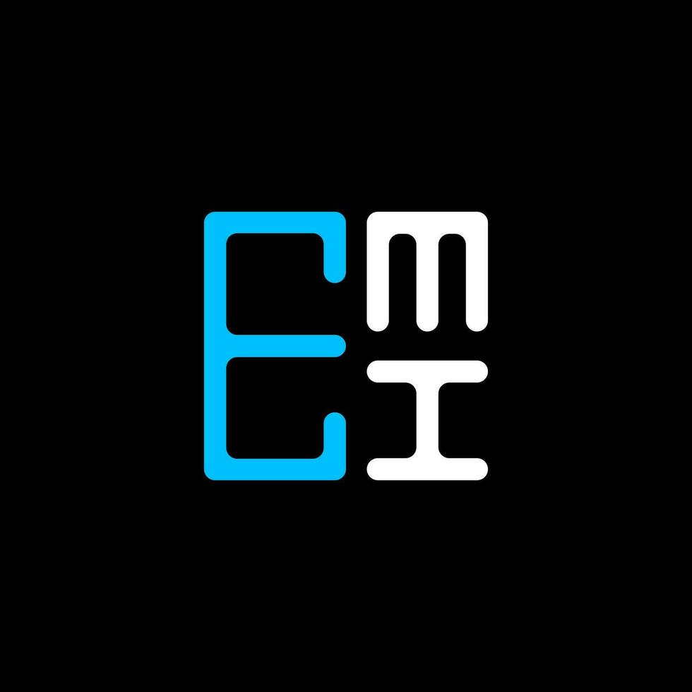 emi brev logotyp kreativ design med vektor grafisk, emi enkel och modern logotyp. emi lyxig alfabet design