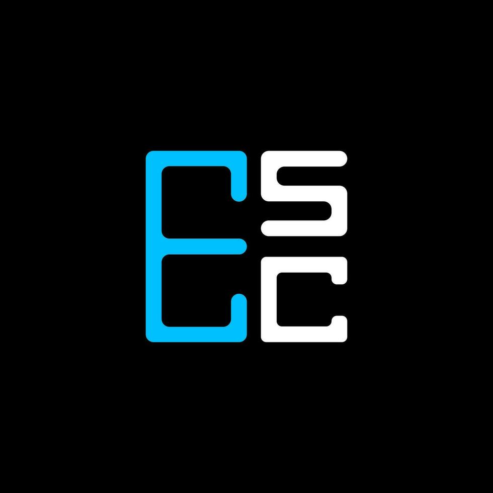 Esc Brief Logo kreativ Design mit Vektor Grafik, Esc einfach und modern Logo. Esc luxuriös Alphabet Design