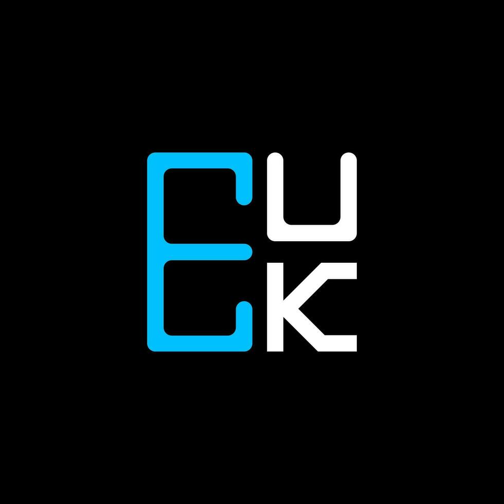 euk Brief Logo kreativ Design mit Vektor Grafik, euk einfach und modern Logo. euk luxuriös Alphabet Design