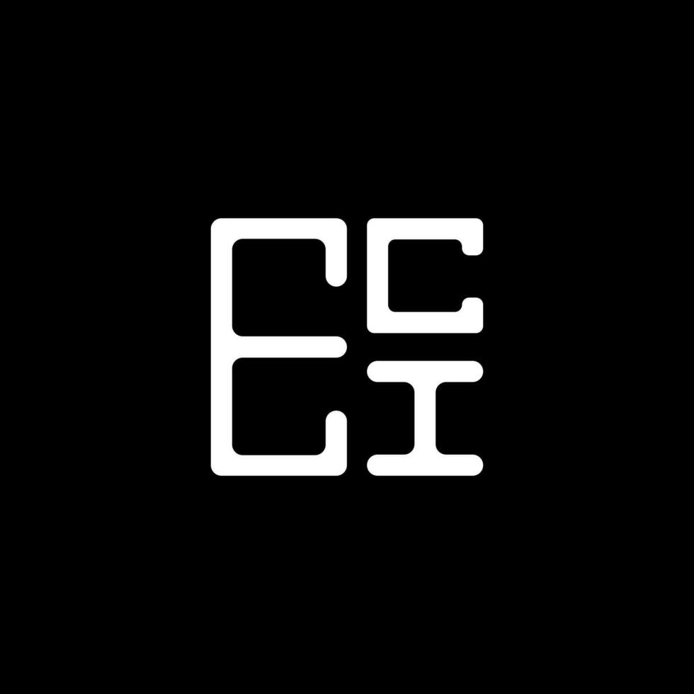 eci brev logotyp kreativ design med vektor grafisk, eci enkel och modern logotyp. eci lyxig alfabet design