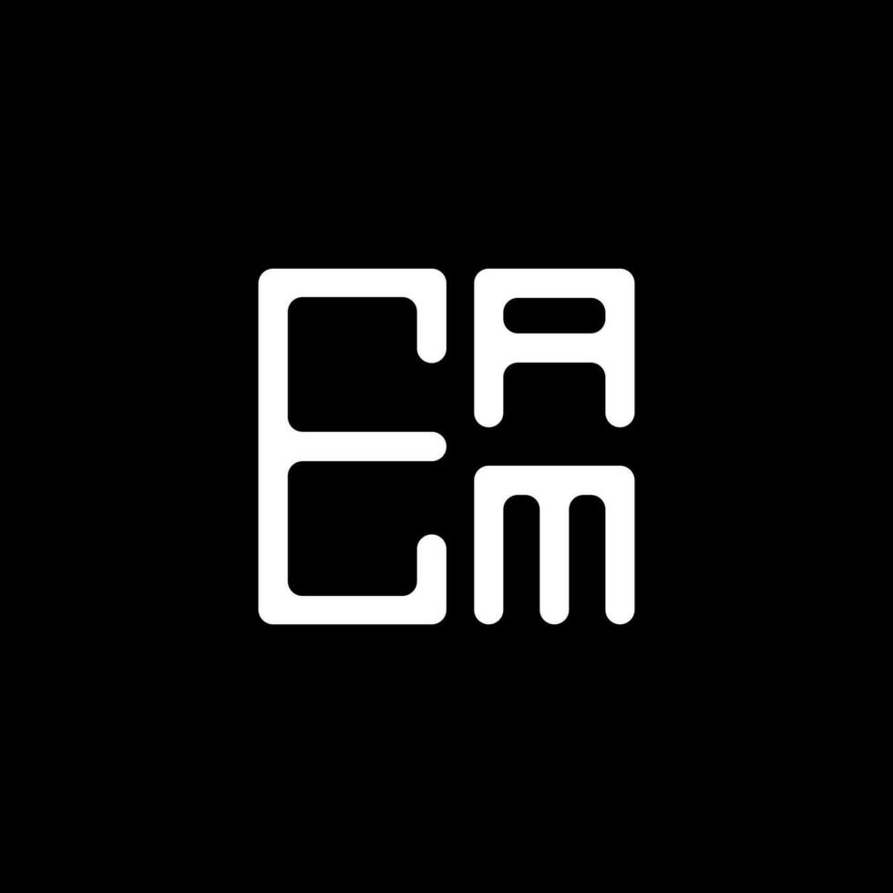 eam Brief Logo kreativ Design mit Vektor Grafik, eam einfach und modern Logo. eam luxuriös Alphabet Design