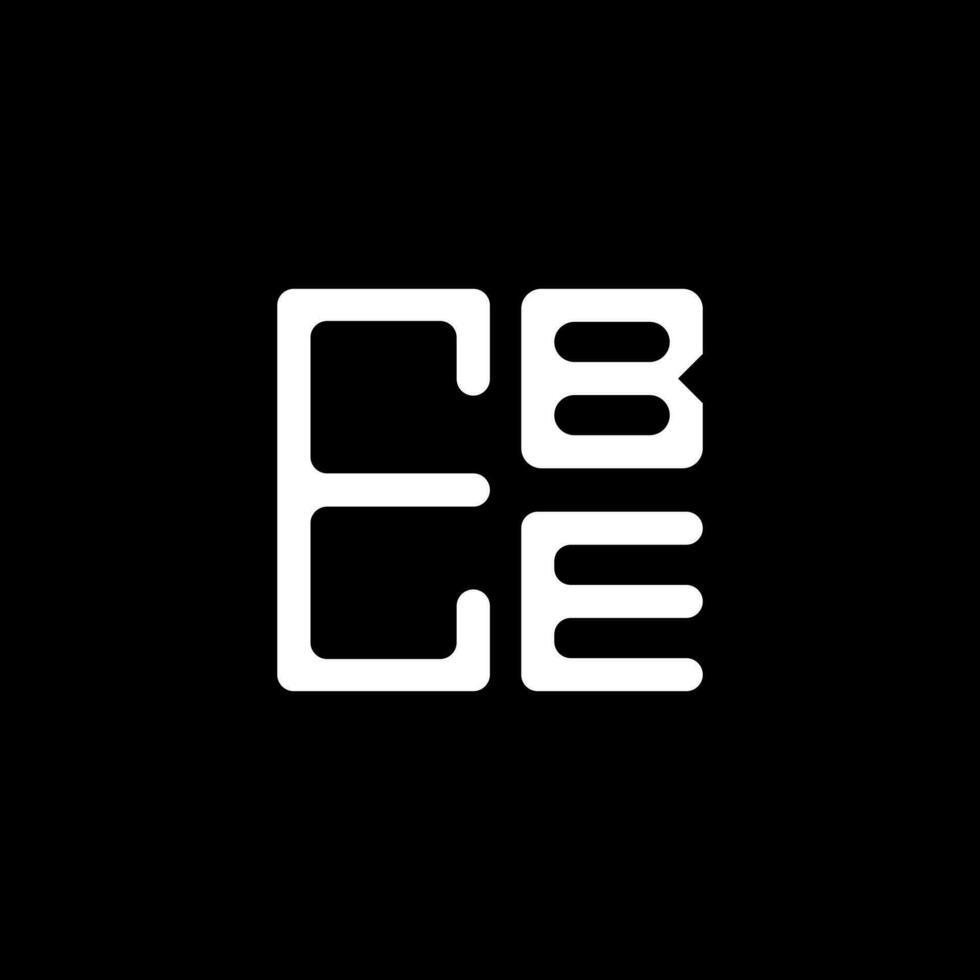 ebe Brief Logo kreativ Design mit Vektor Grafik, ebe einfach und modern Logo. ebe luxuriös Alphabet Design