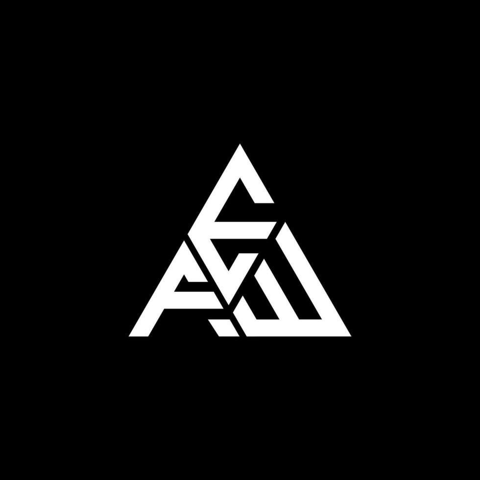 efw brev logotyp kreativ design med vektor grafisk, efw enkel och modern logotyp. efw lyxig alfabet design
