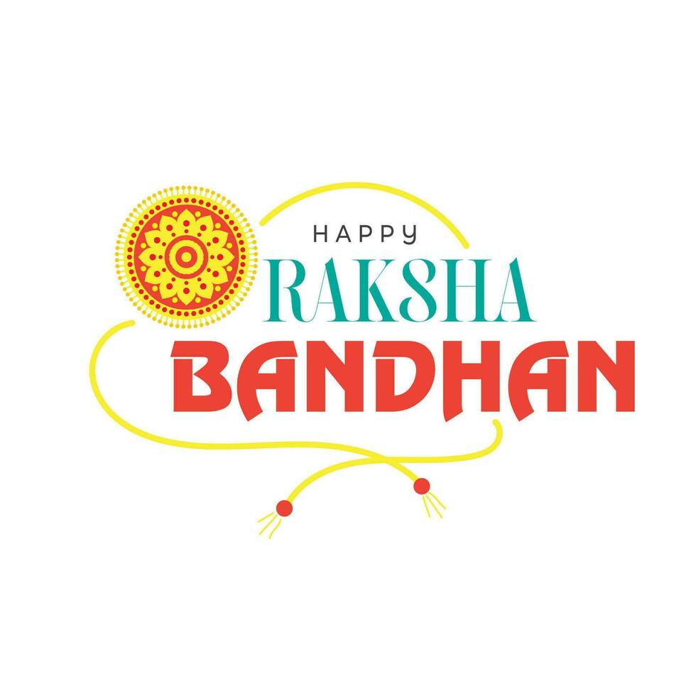 Lycklig Raksha bandhan design vektor illustration