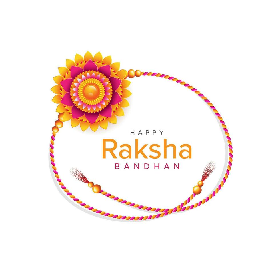 glücklich Raksha Bandhan Design Vektor Illustration