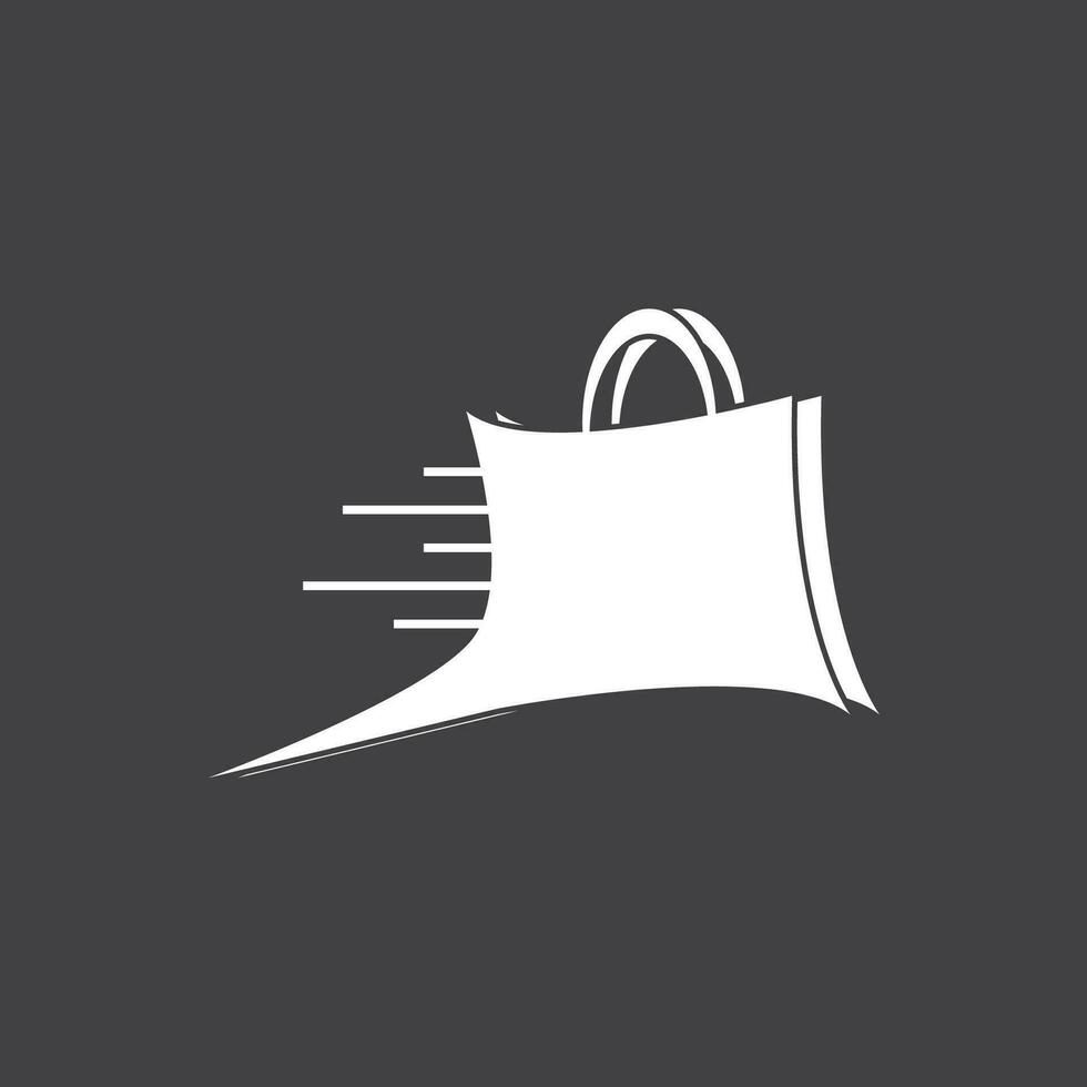 Einkaufen Tasche Illustration Logo vektor