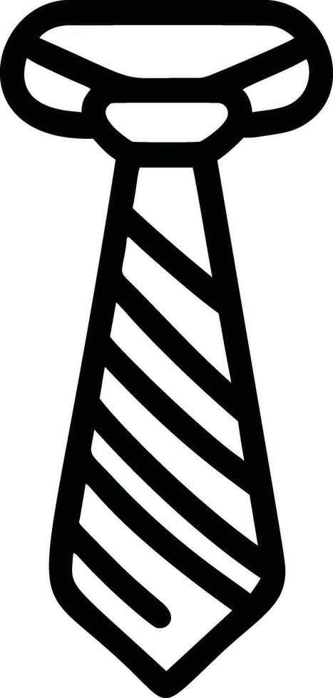 Linie Krawatte Symbol vektor