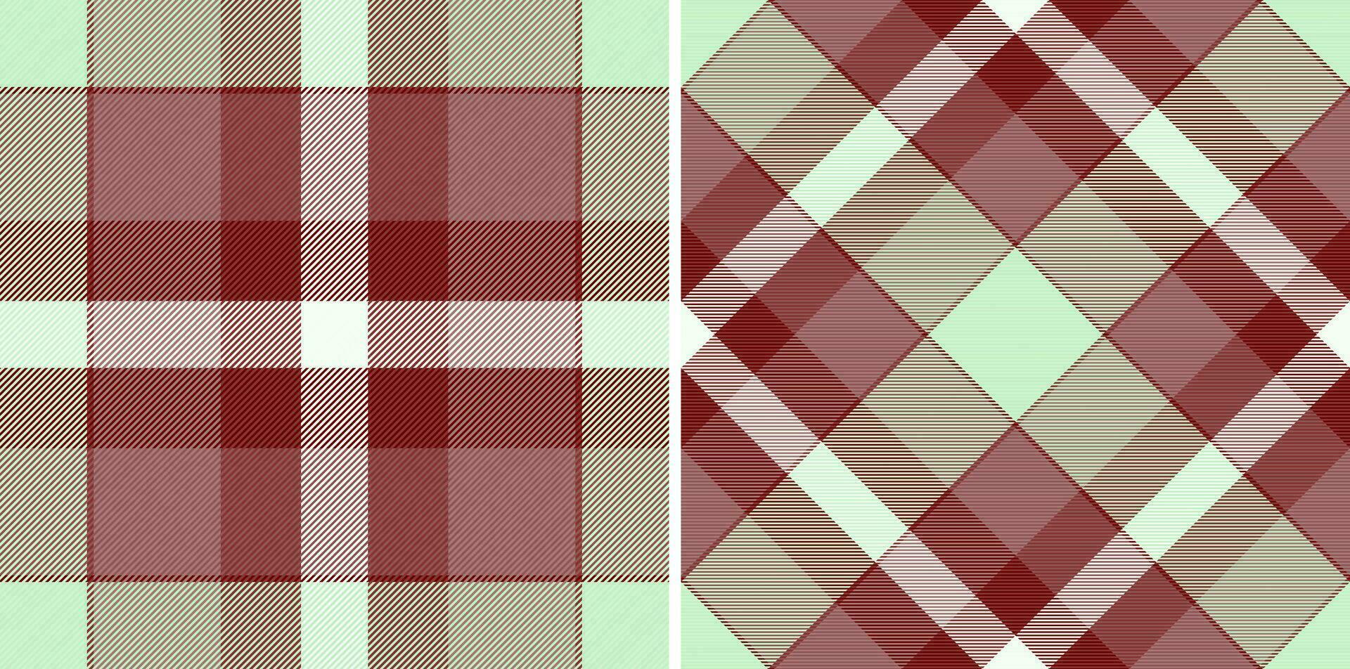 Textil- Hintergrund Tartan von Stoff Vektor nahtlos mit ein Textur Muster prüfen Plaid.