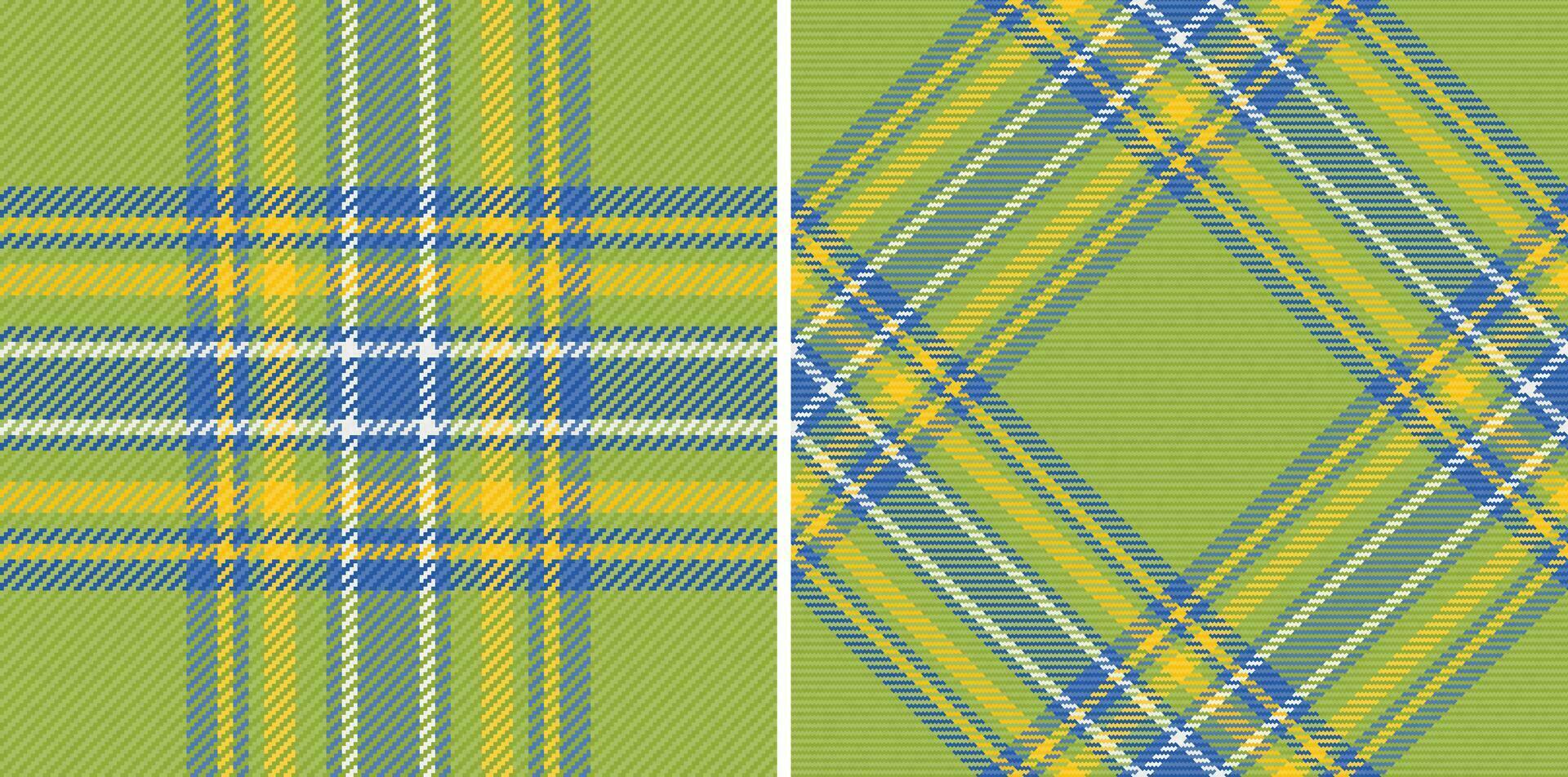 bakgrund textur pläd av tartan textil- vektor med en kolla upp mönster sömlös tyg.