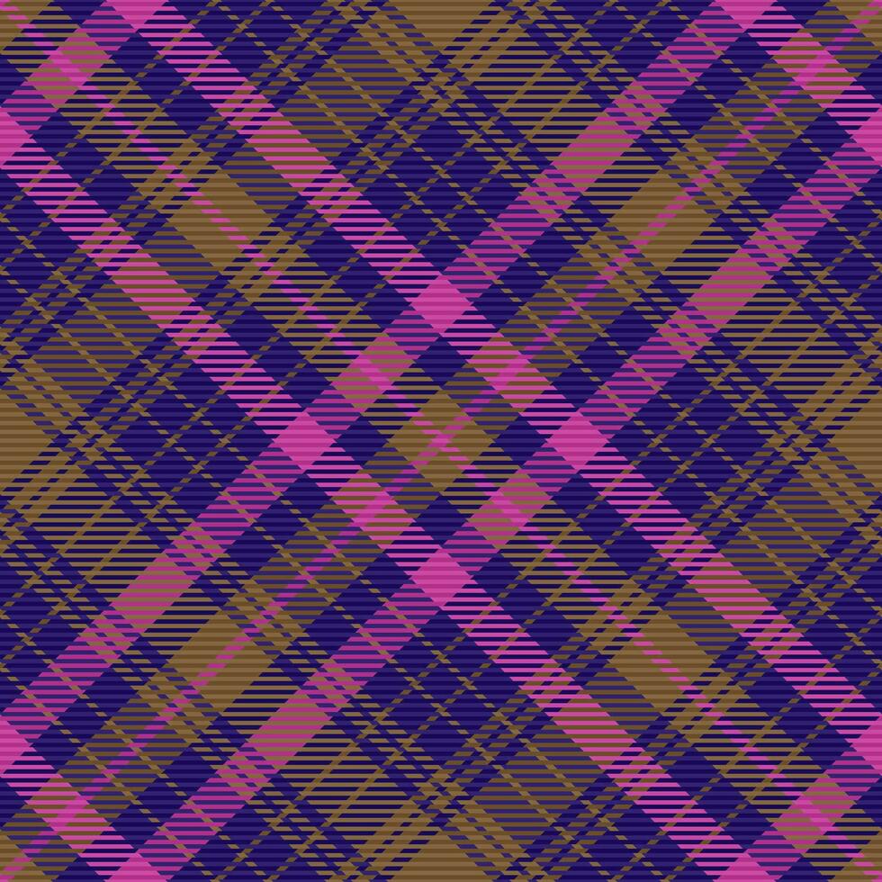 Textil- prüfen Muster von Vektor nahtlos Hintergrund mit ein Textur Plaid Tartan Stoff.