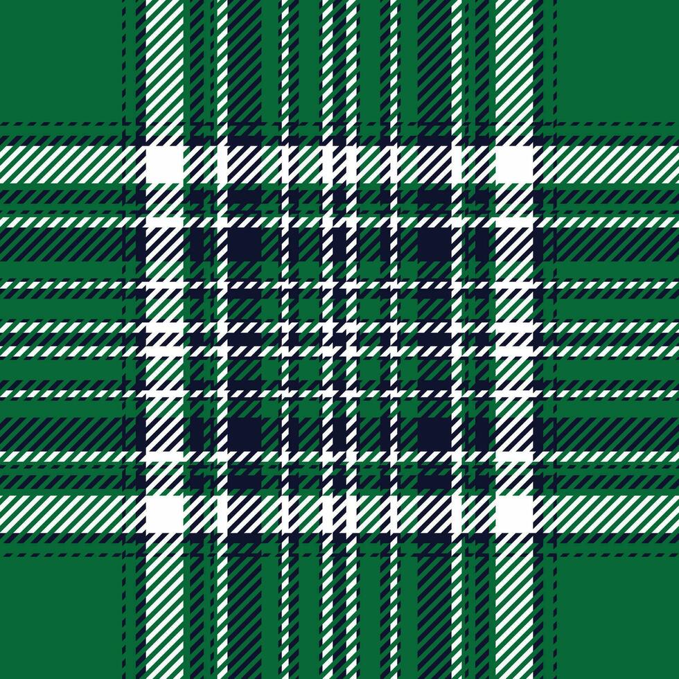 pläd kolla upp mönster i grön Färg. sömlös tyg textur. tartan textil- skriva ut. vektor