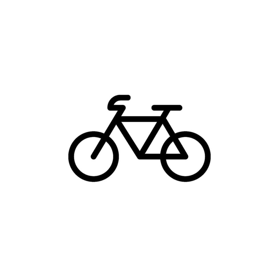 Transport Fahrrad Zeichen Symbol Vektor