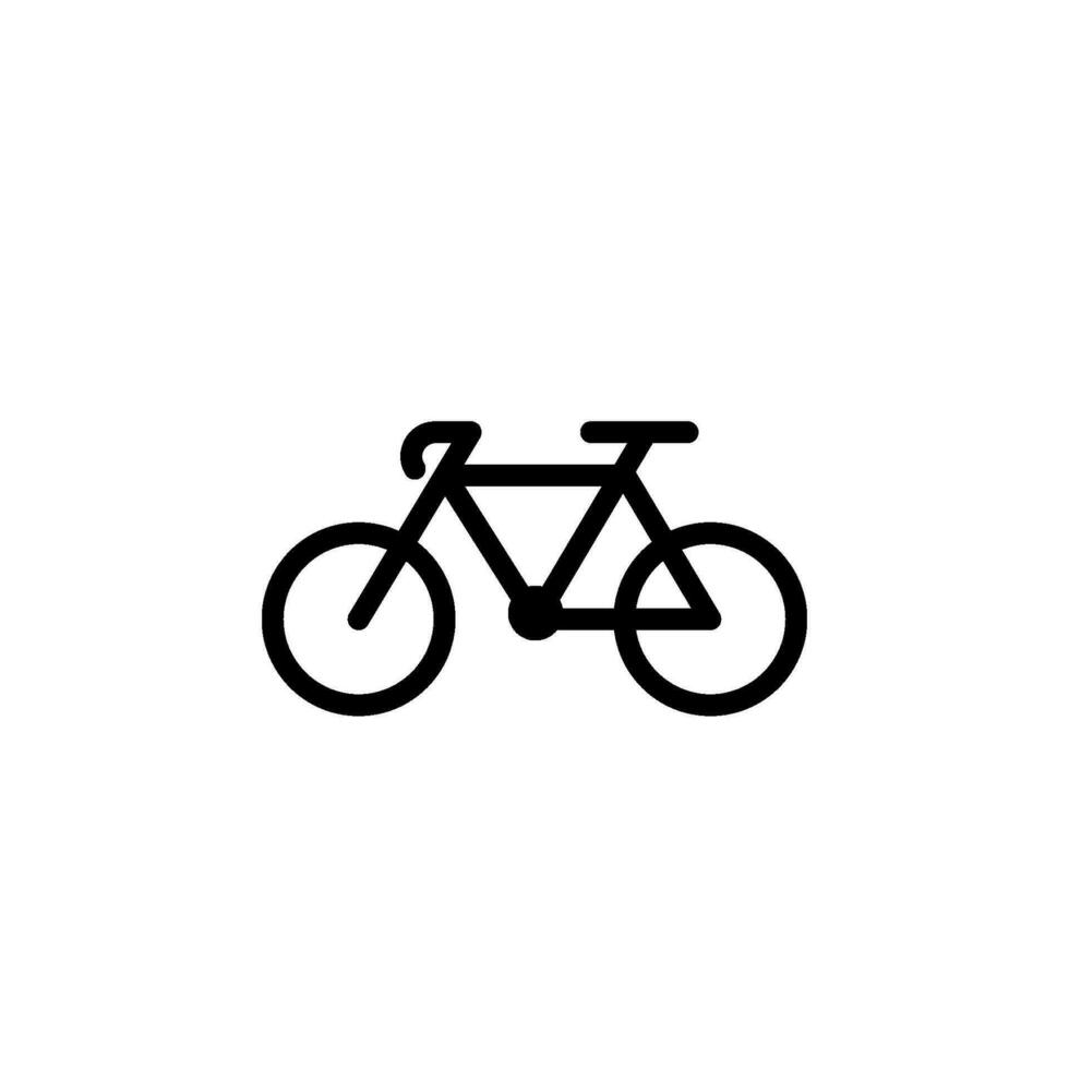 Transport Fahrrad Zeichen Symbol Vektor