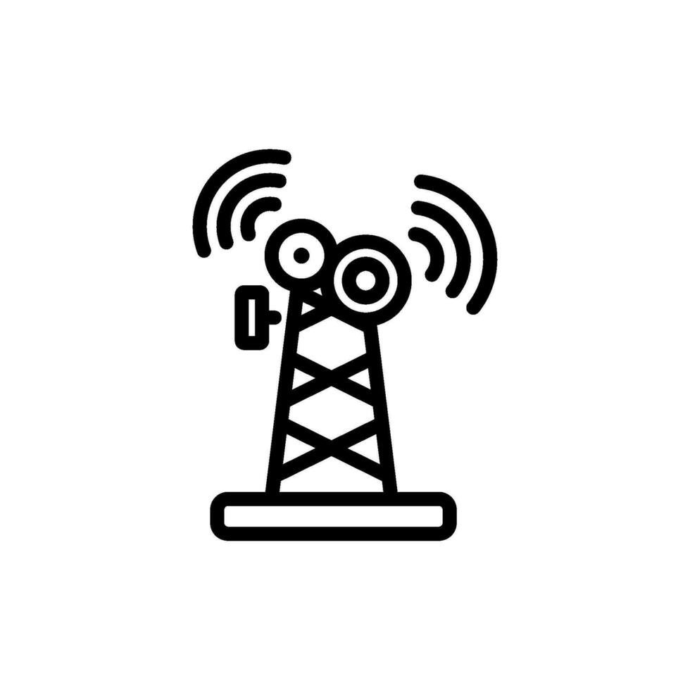 radio antenn tecken symbol vektor ikon