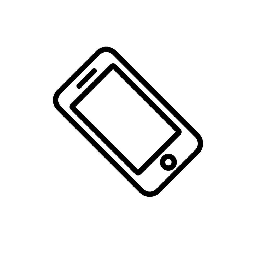 mobil telefon tecken symbol vektor ikon