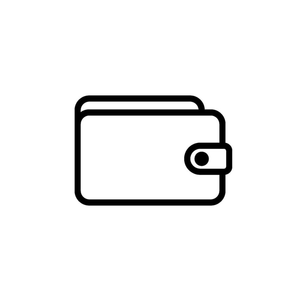 Wirtschaft Brieftasche Zeichen Symbol Vektor