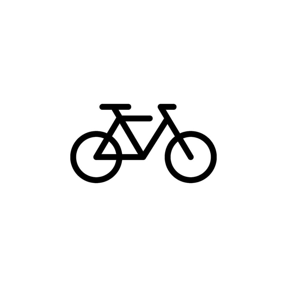 Transport Fahrrad Zeichen Symbol Vektor