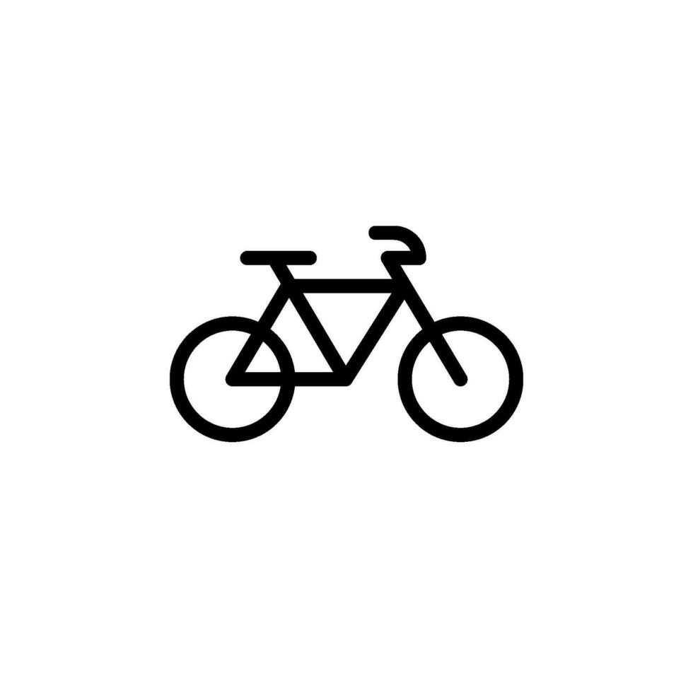 Transport Fahrrad Zeichen Symbol Vektor