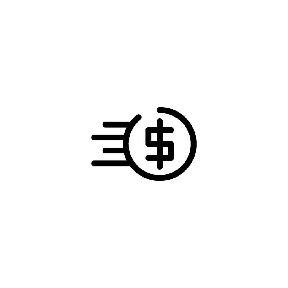 Wirtschaft Geld Transfer Zeichen Symbol Vektor