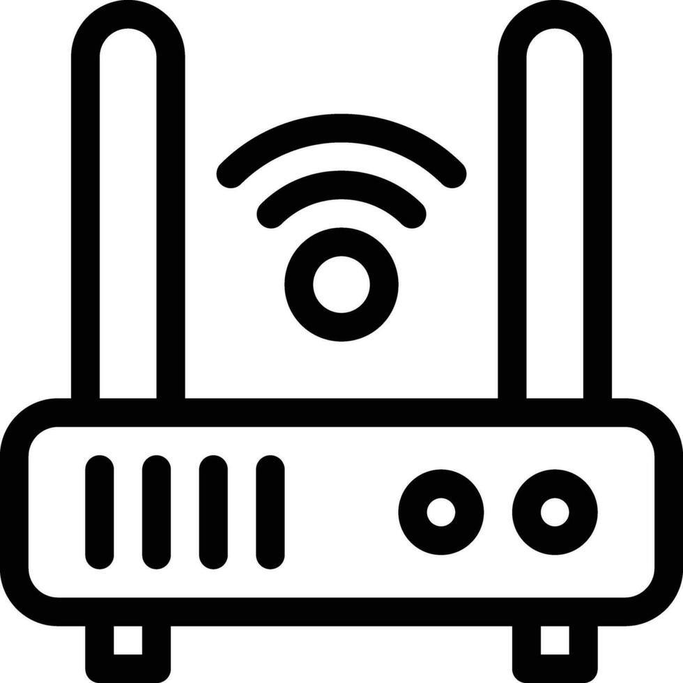 W-lan Router kostenlos Symbol zum herunterladen vektor