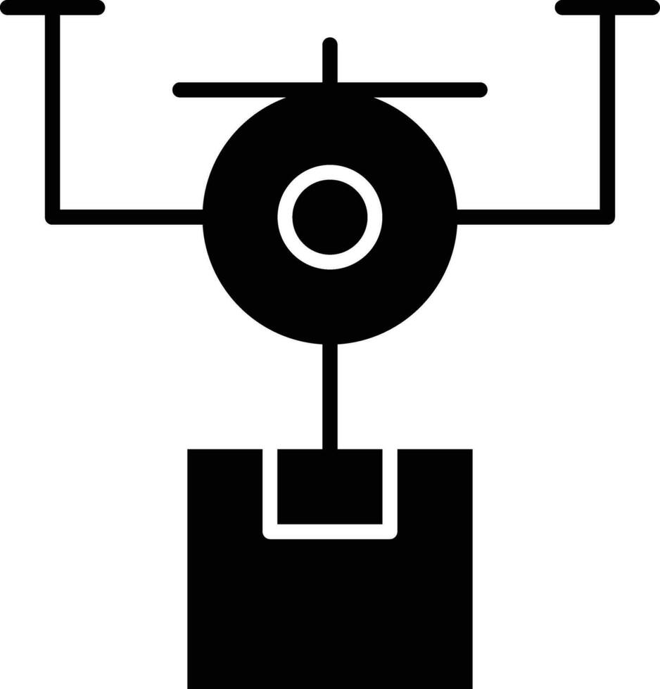 Drohne Lieferung kostenlos Symbol zum herunterladen vektor