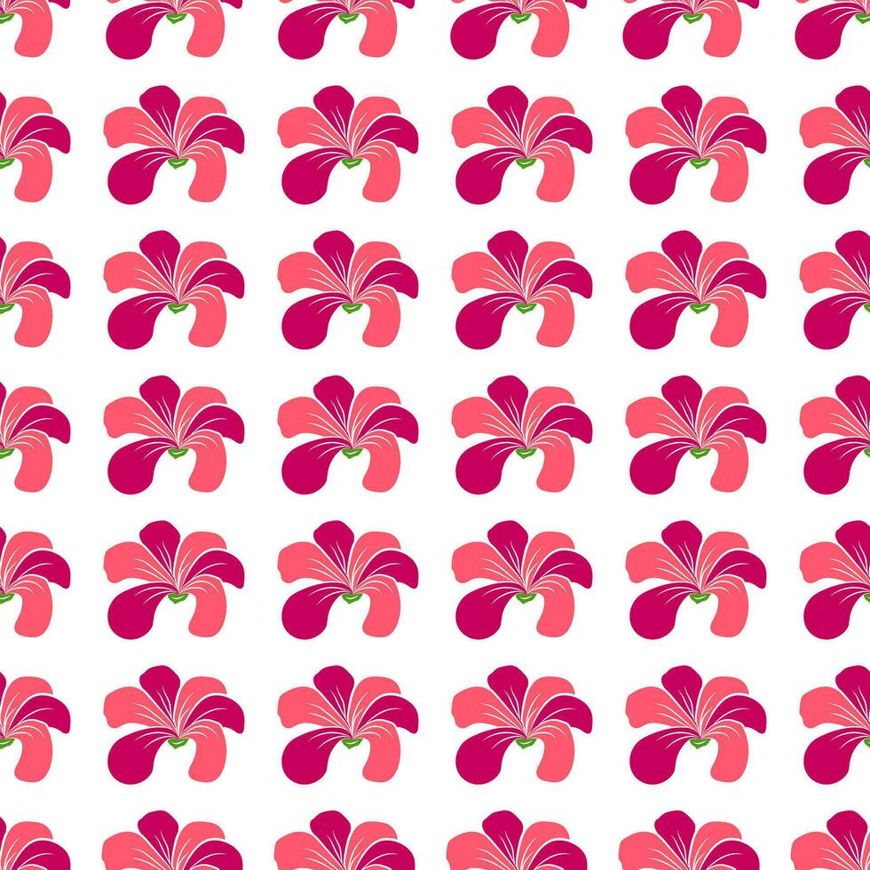 Hand gezeichnet Blumen- nahtlos Muster mit Schönheit Blumen Vektor Design. perfekt zum Textil- druckt