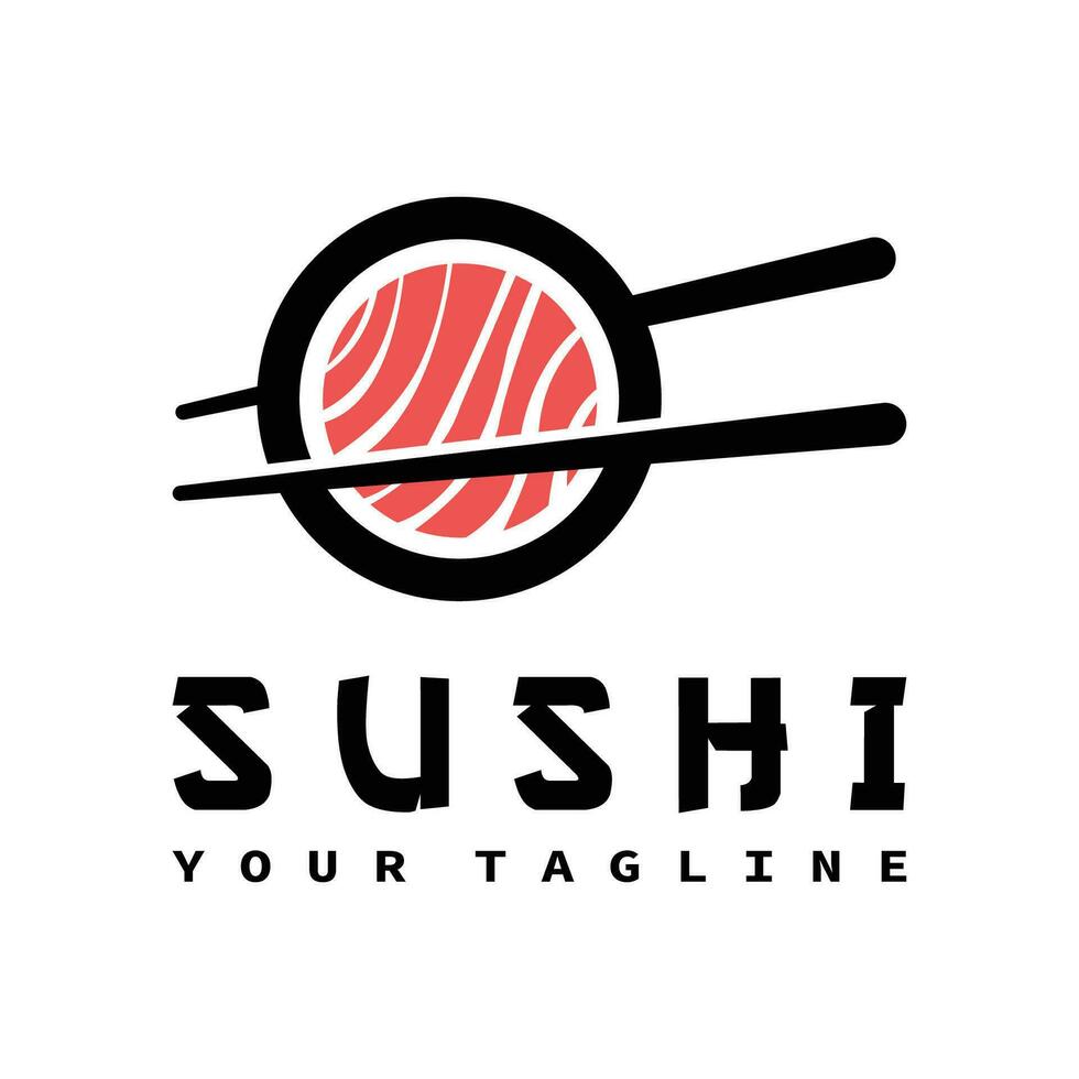 Sushi Logo Vorlage Vektor Symbol zum japanisch Essen Illustration Design