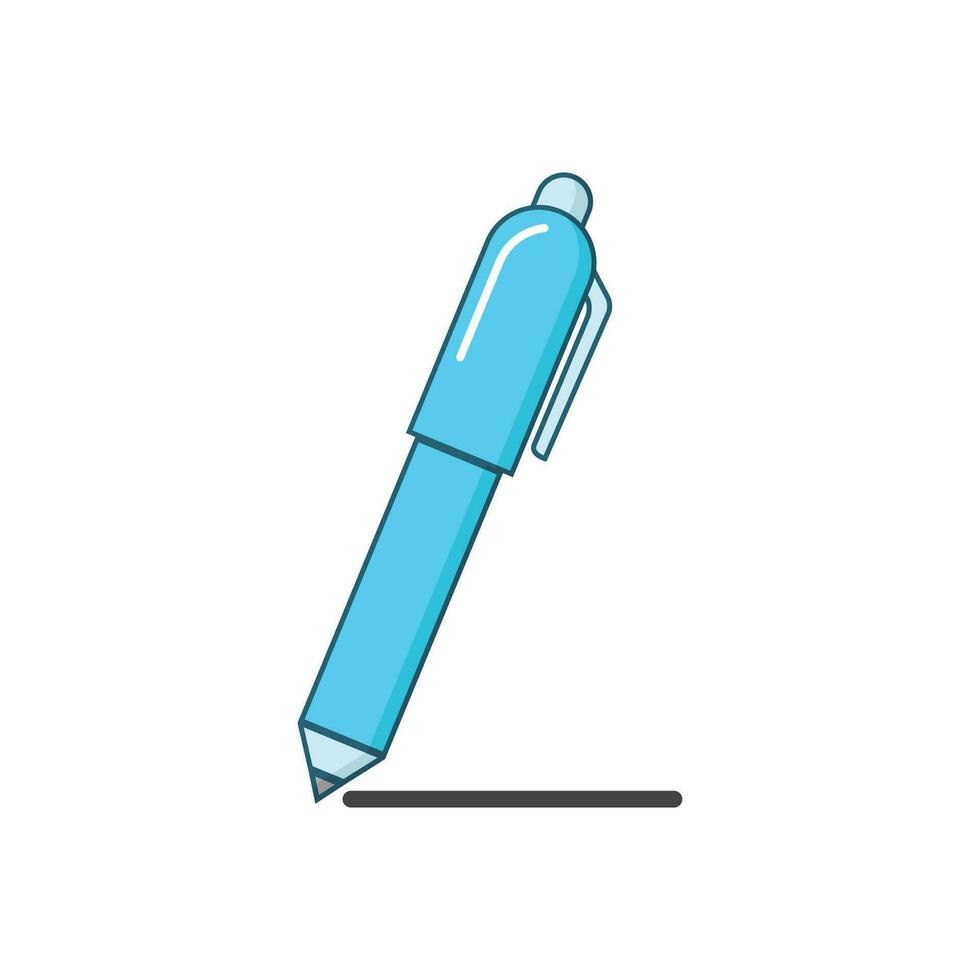 kulpenna - brevpapper ikon vektor