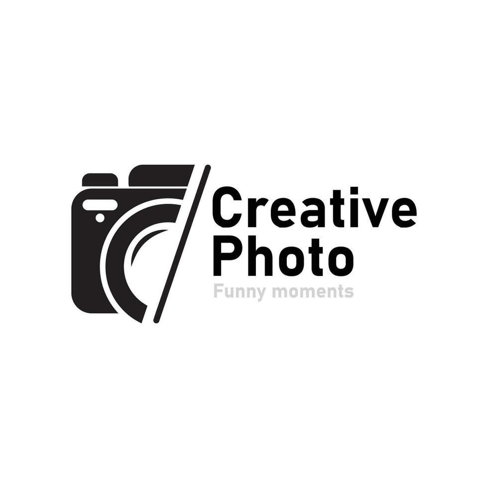 kamera fotografi logotyp ikon vektor mall.