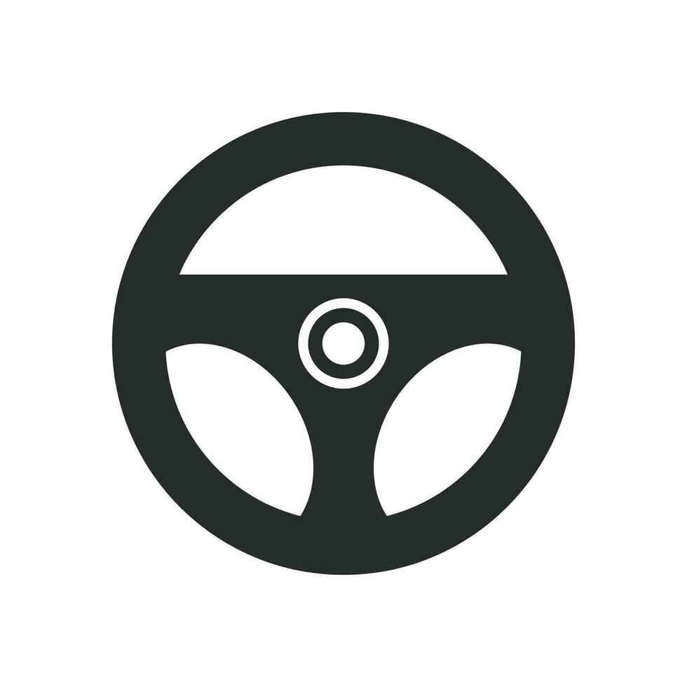Lenkung Rad Symbol Vektor Design Illustration Automobil Konzept