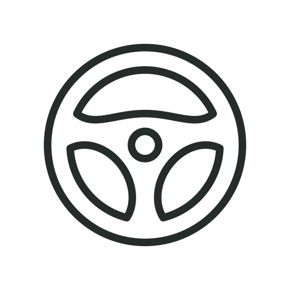 Lenkung Rad Symbol Vektor Design Illustration Automobil Konzept